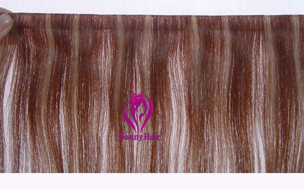 100% Remy Human Hair Seamless Skin Weft--05