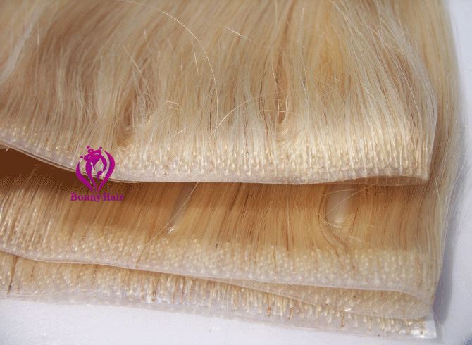 100% Remy Human Hair Seamless Skin Weft--17