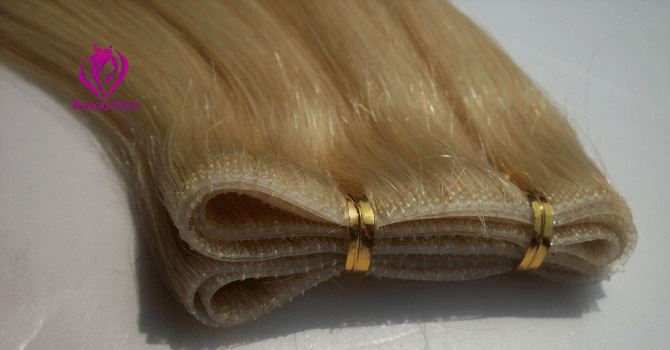 100% Remy Human Hair Seamless Skin Weft--18