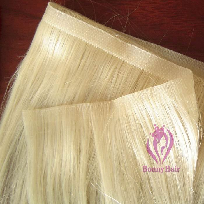 100% Remy Human Hair Seamless Skin Weft--23