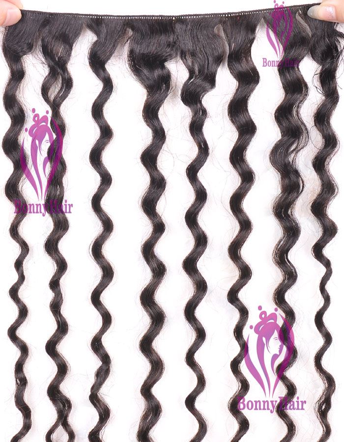 100% Remy Human Hair Hand Tied Weft--36