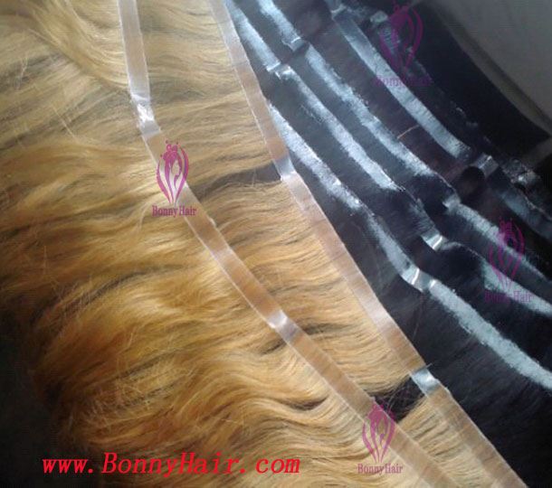 100% Remy Hair Seamless Skin Weft--60