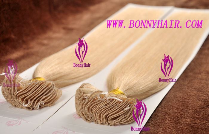 100% Remy Hair Hand Tied Hair Weft--73