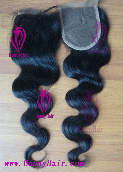 100% Human Remy Hair Lace Closure--25