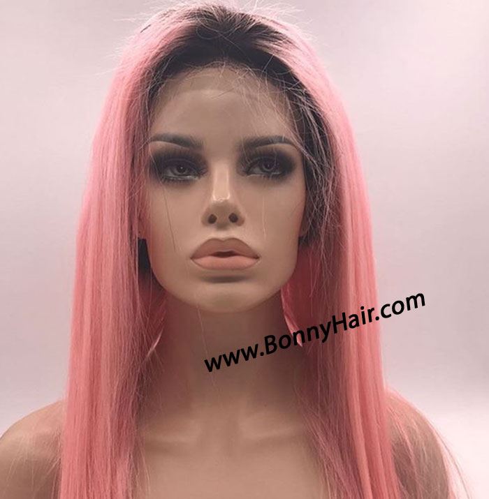 100% Human Remy Hair Full Lace Wig--59