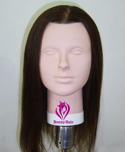 100% Human Hair Training Head--05