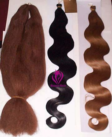 Synthetic Hair Weft