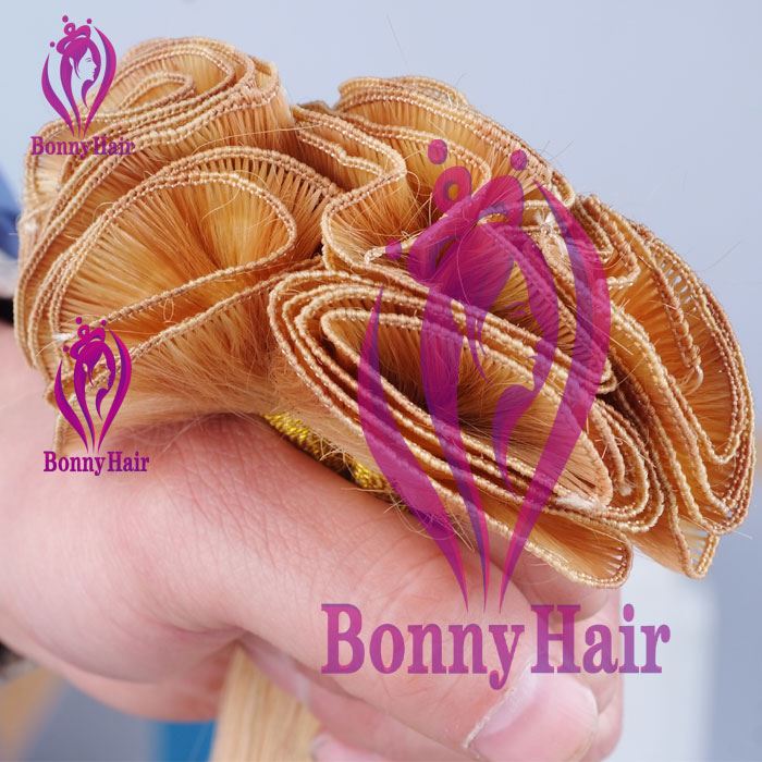 100% Human Remy Hair Hand Tied Weft--27