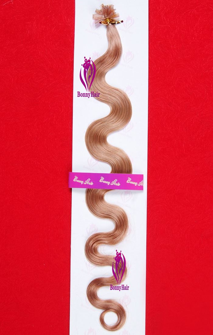 100% Remy Hair Flat Tip Pre-bonded Hair Extension--32