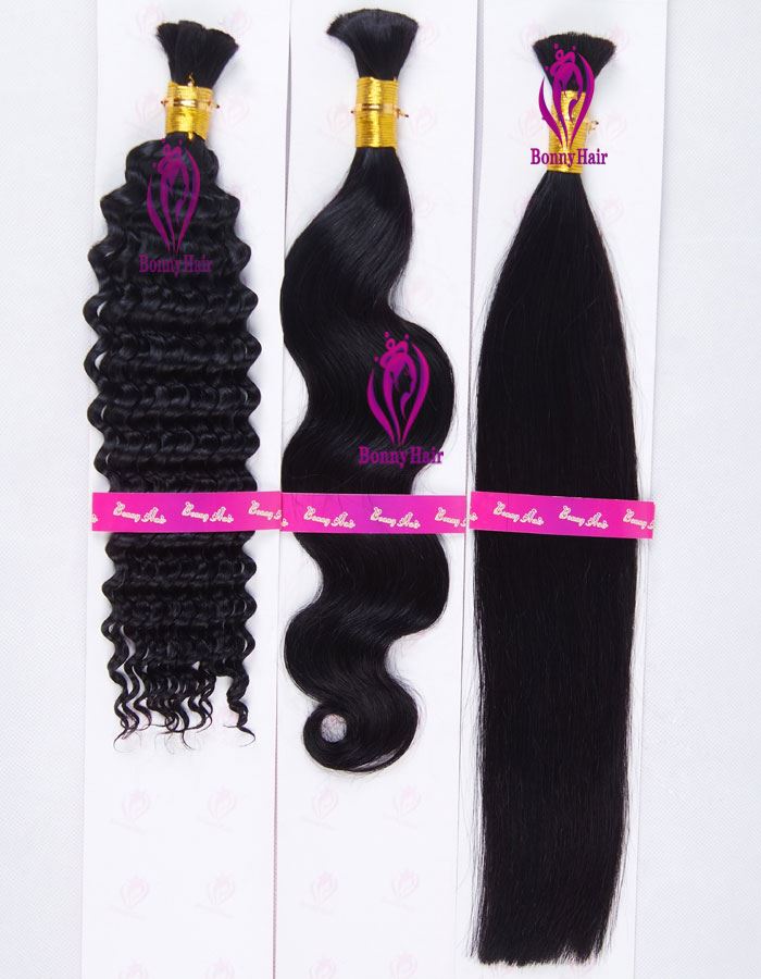 Human Remy Hair Bulk--12