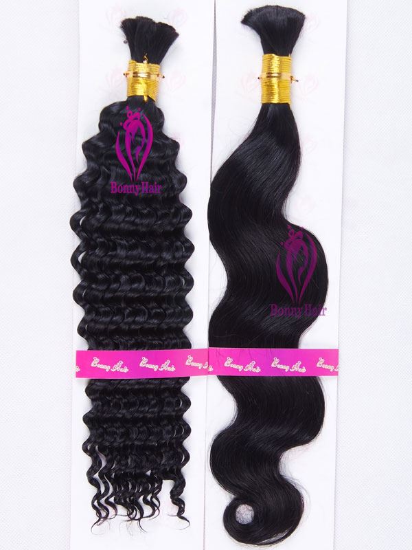 Human Remy Hair Bulk--14