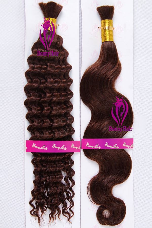 Human Remy Hair Bulk--15