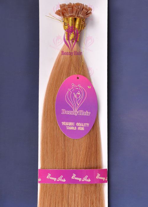 100% Remy Hair Flat Tip Pre-bonded Hair Extension--40
