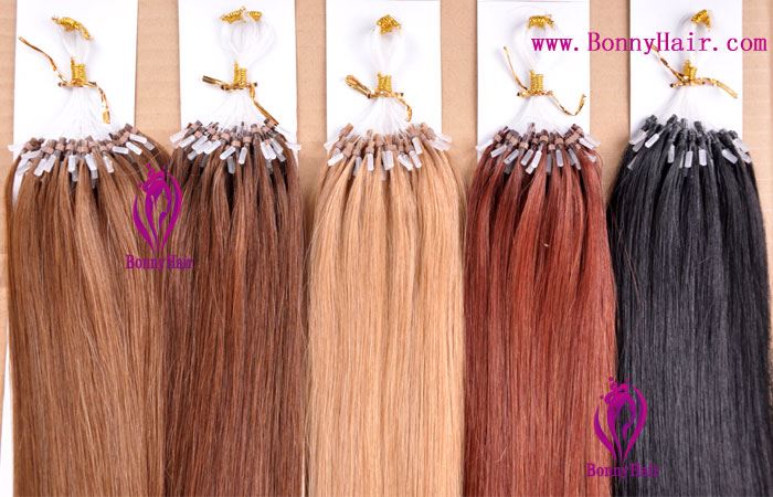 100% Remy Hair Micro Ring Hair Extension--17