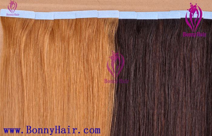 100% Remy Hair Pre-taped Hair Extension--46