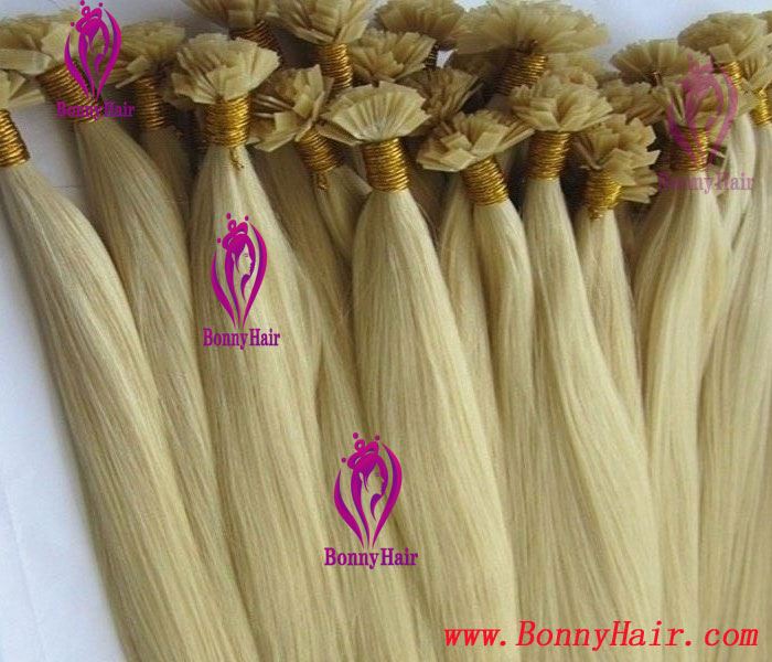 100% Remy Hair Flat Tip Hair Extension--92