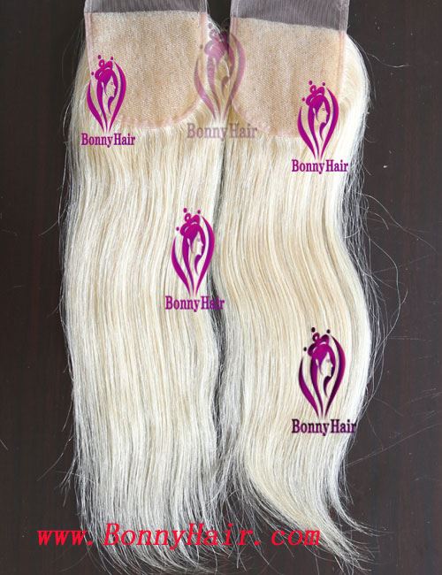 100% Human Remy Hair Lace Closure--50