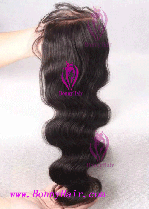 100% Human Remy Hair Lace Closure--20