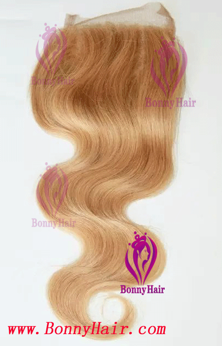 100% Human Remy Hair Lace Closure--23