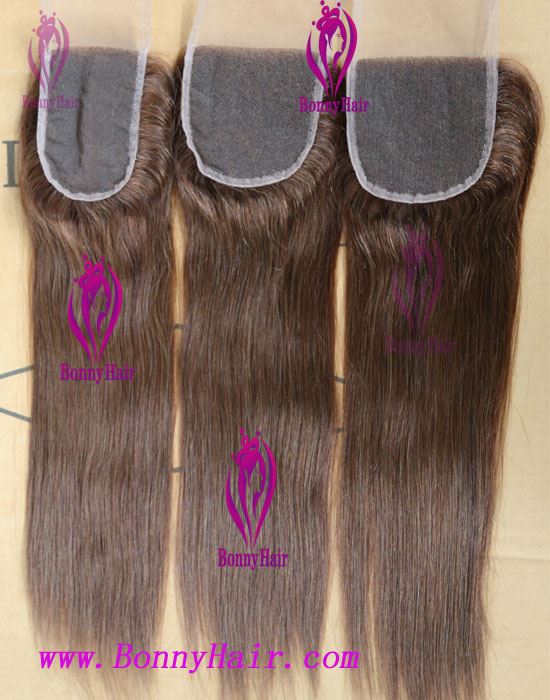 100% Human Remy Hair Lace Closure--60