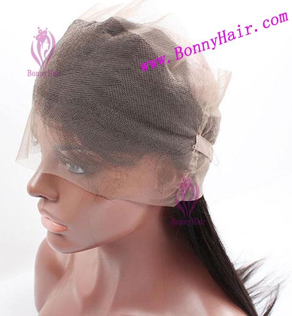 100% Human Remy Hair 360 Lace Frontal Closure--03