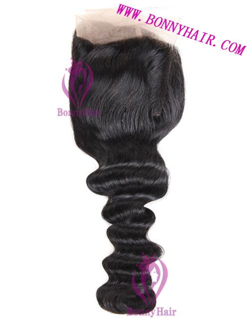 100% Human Remy Hair 360 Lace Frontal Closure--19
