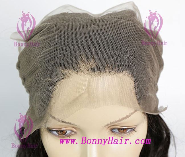 100% Human Remy Hair 360 Lace Frontal Closure--25
