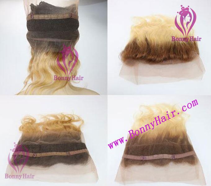 100% Human Remy Hair 360 Lace Frontal Closure--42