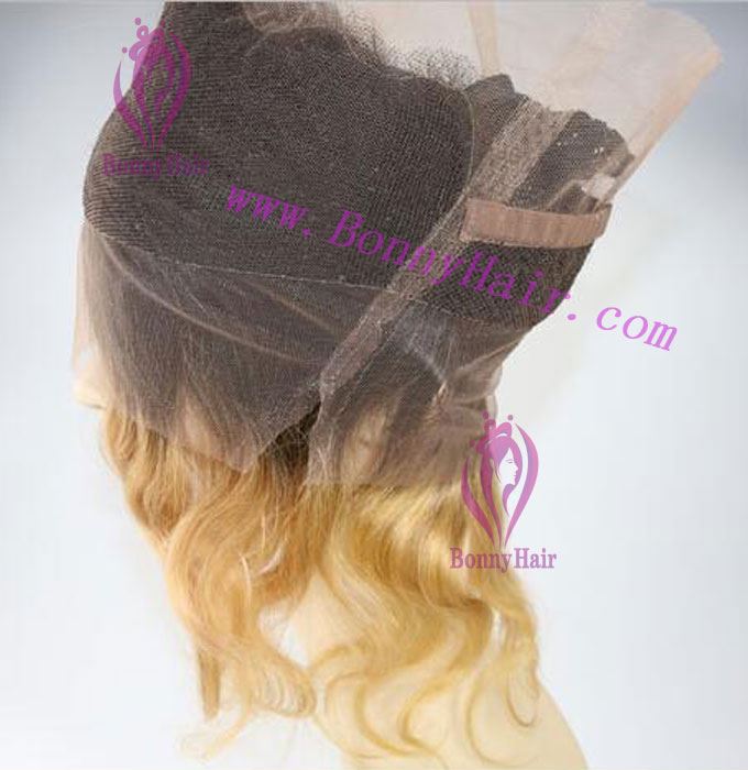 100% Human Remy Hair 360 Lace Frontal Closure--43