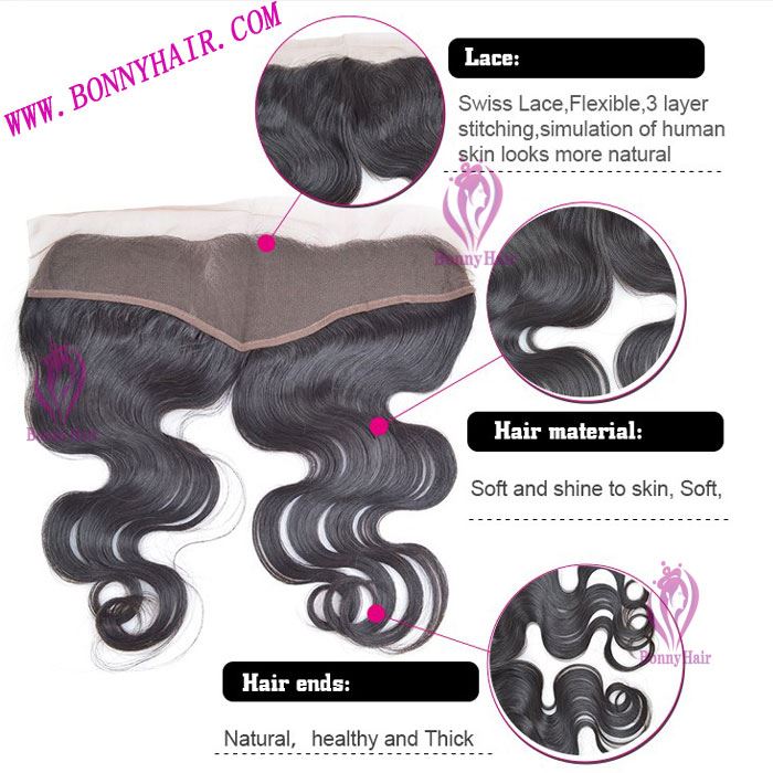 100% Human Remy Hair Lace Closure--73