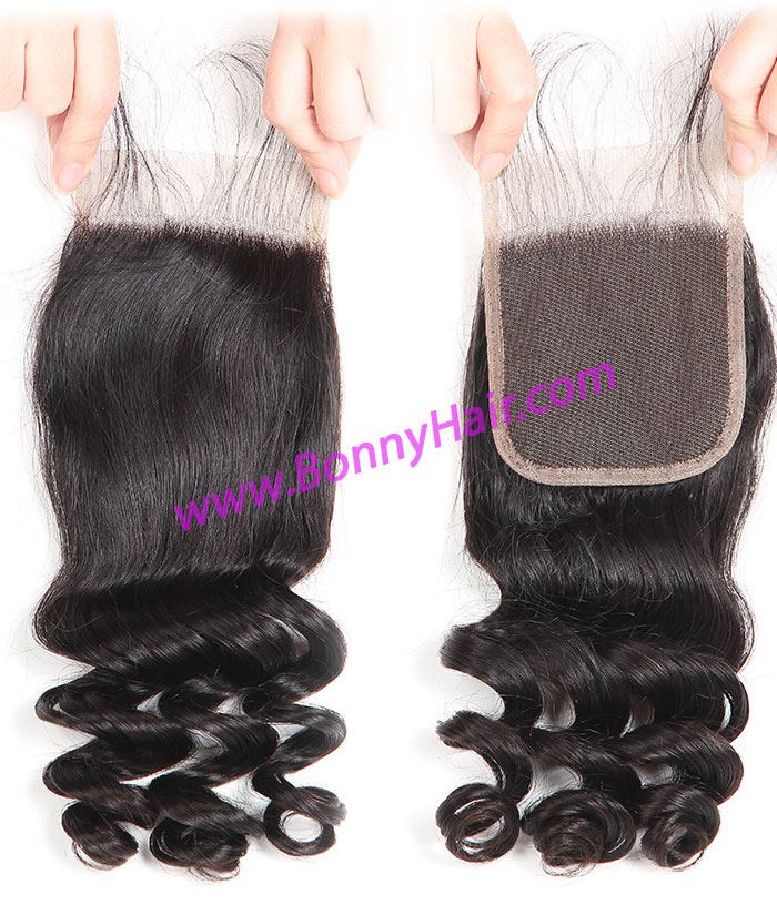 100% Human Remy Hair Lace Closure--76