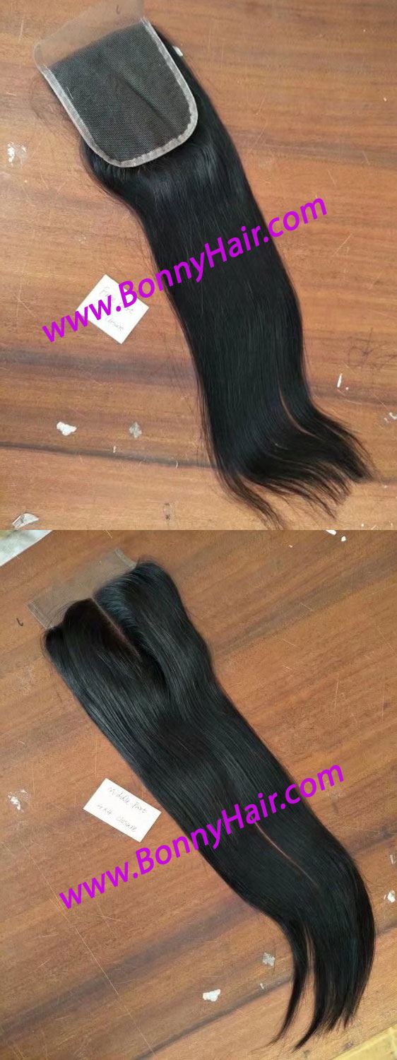 100% Human Remy Hair Lace Closure--77