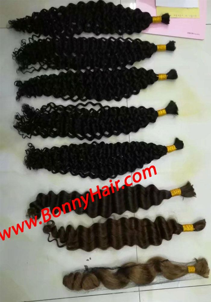 100% Human Remy Hair Bulk--29