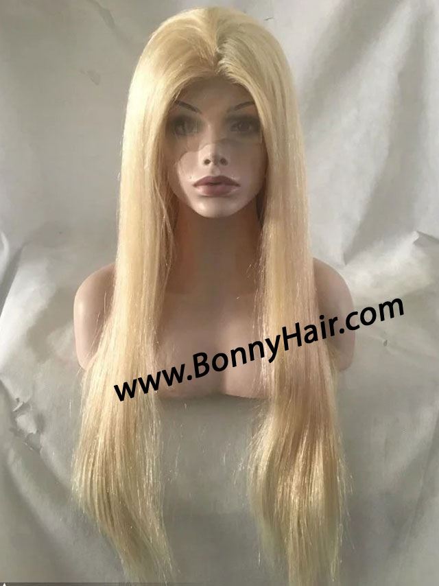 100% Human Remy Hair Front Lace Wig--22