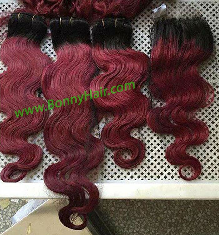 100% Human Remy Hair Lace Closure--96