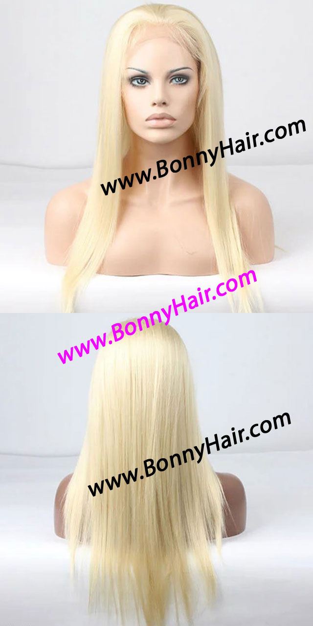 100% Human Remy Hair Front Lace Wig--29