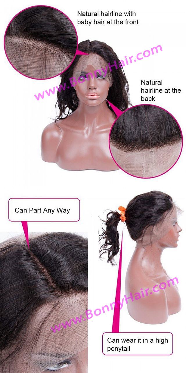 100% Human Remy Hair Full Lace Wig--50