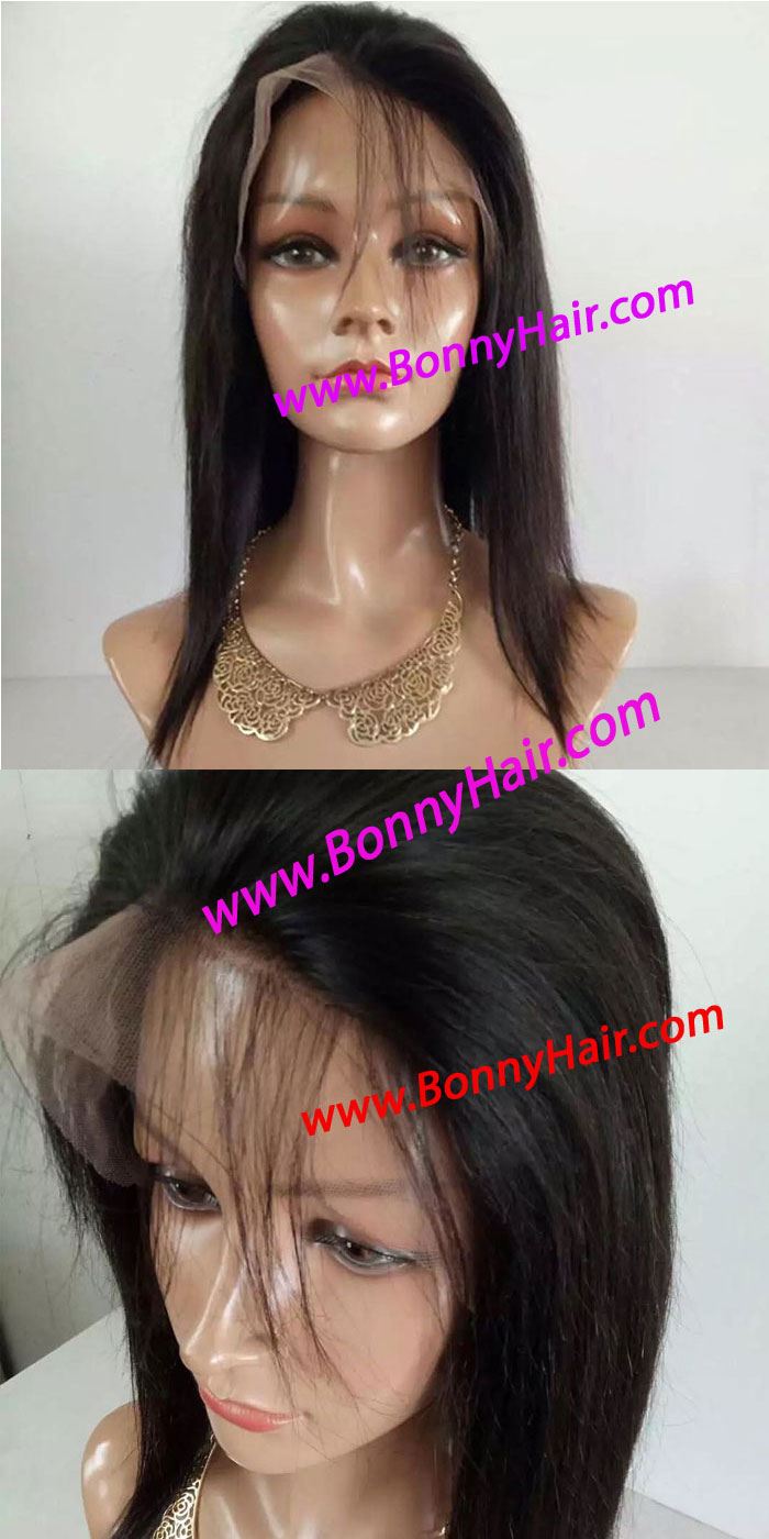 100% Human Remy Hair Full Lace Wig--51