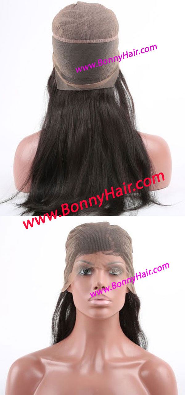 100% Human Remy Hair Full Lace Wig--52