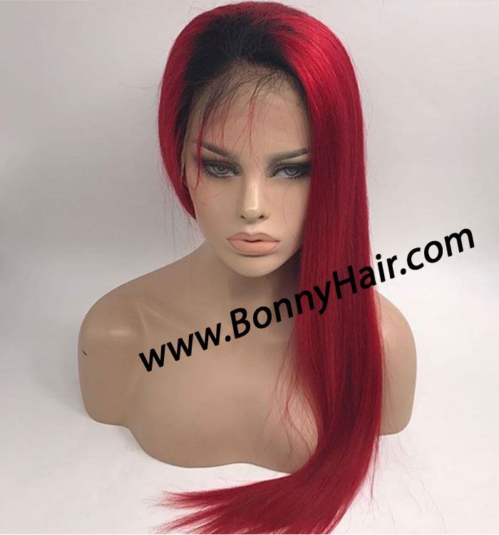 100% Human Remy Hair Full Lace Wig--58
