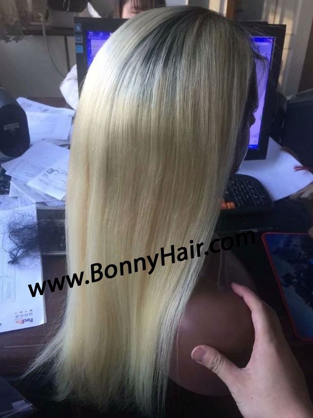 100% Human Remy Hair Full Lace Wig--60