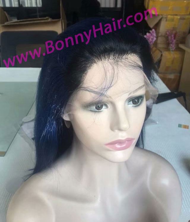 100% Human Remy Hair Full Lace Wig--61