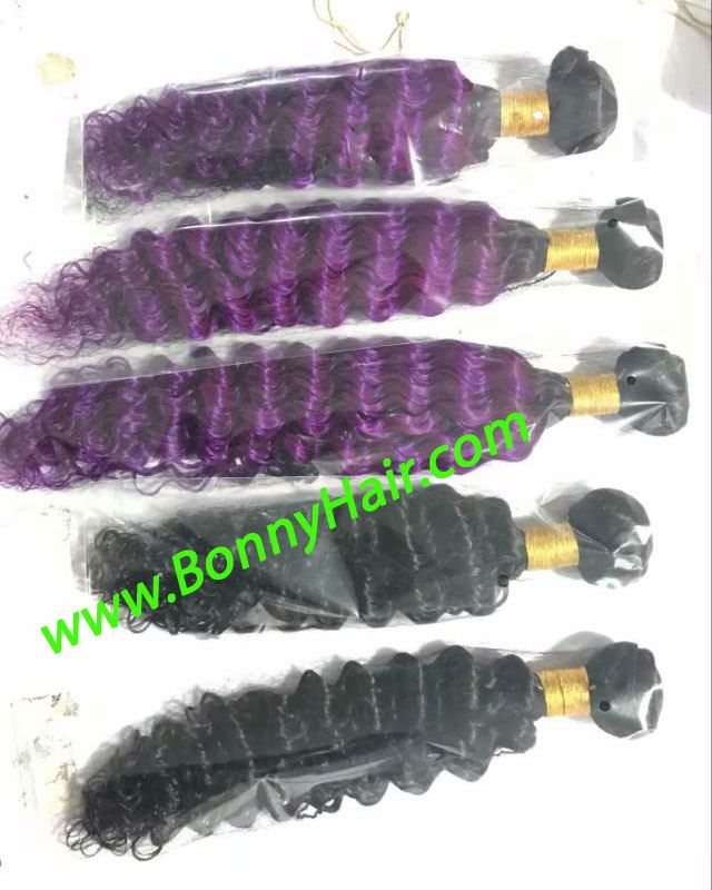 100% Human Remy Hair Machine Made hair Weave--219