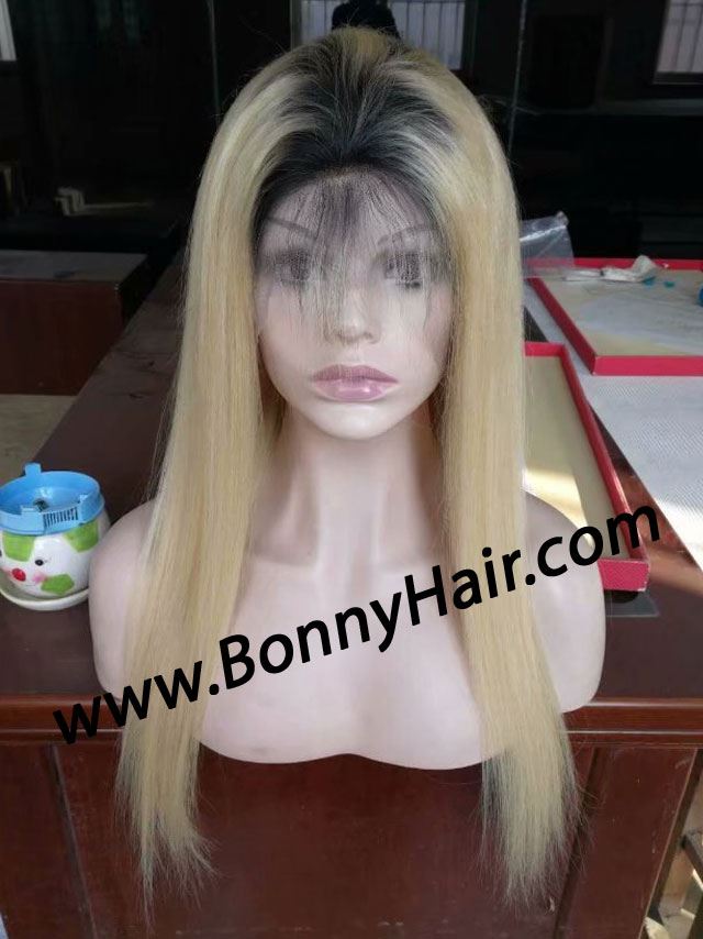 100% Human Remy Hair Full Lace Wig--66