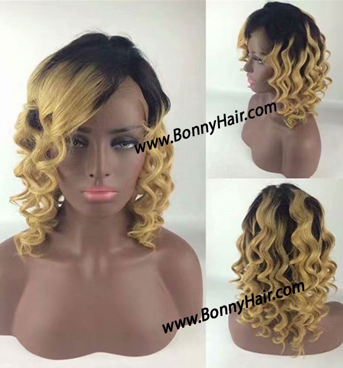 100% Human Remy Hair Full Lace Wig--67