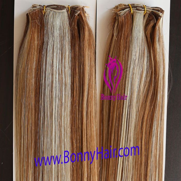 100% Virgin Human Remy Hair Hand Tid Hair Weave--79