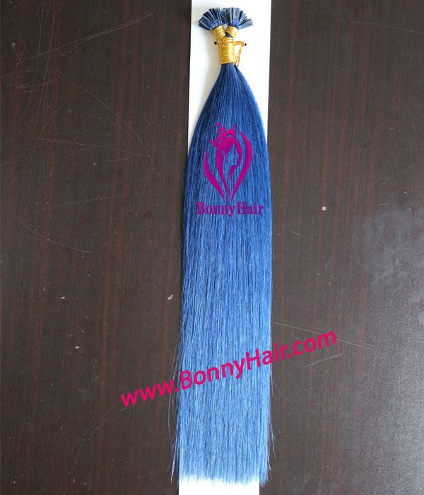 100% Virgin Human Remy Hair Keratini Hair Extension Flat Tip