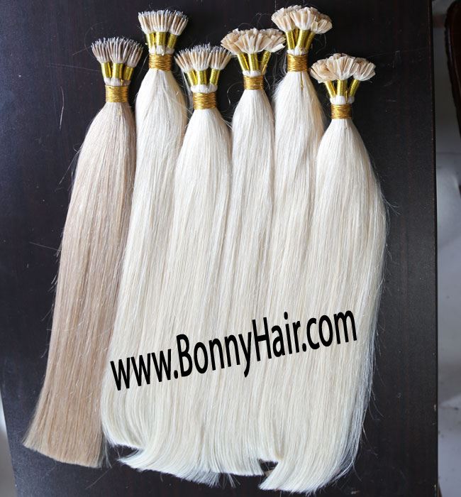 100% Human Remy Hair Nail Tip Hair Extension--122