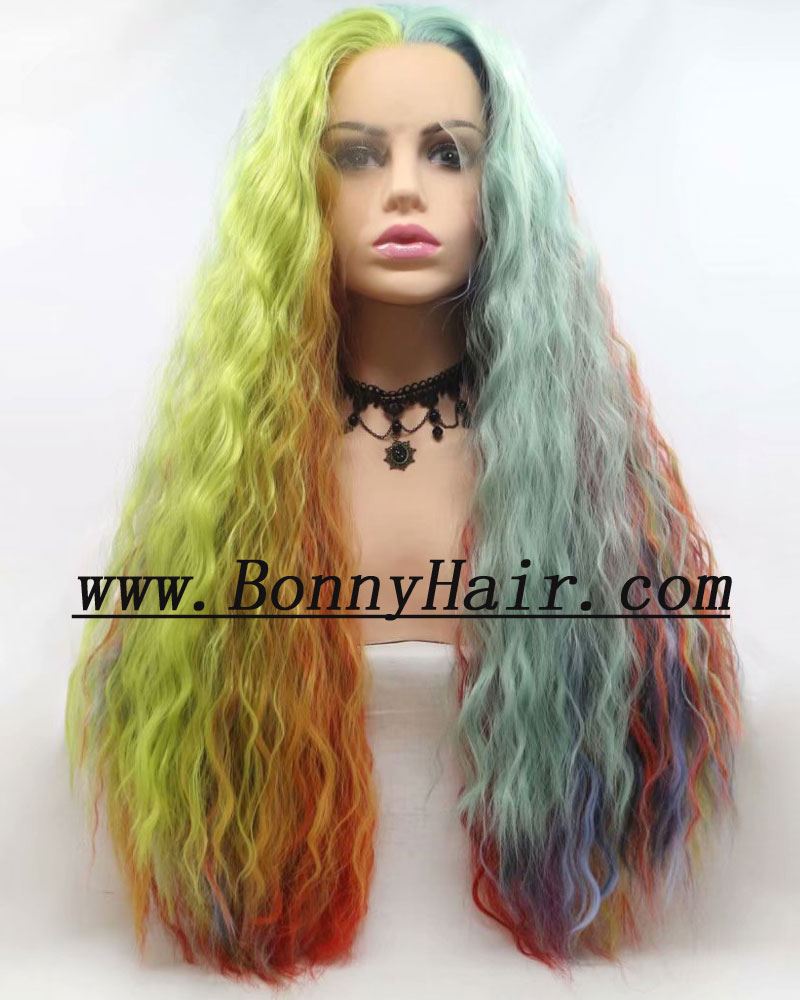 Heat Resistant Synthetic Hair Front Lace Wig