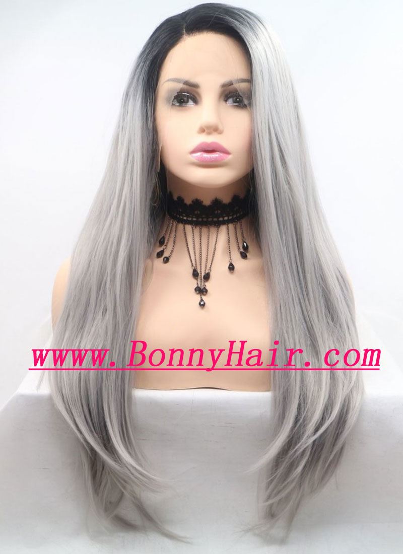 Heat Resistant Synthetic Hair Front Lace Wig